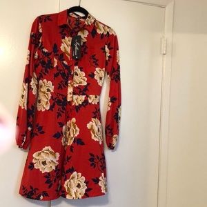 ‘Influence Fashion UK’ Res pattern Dress